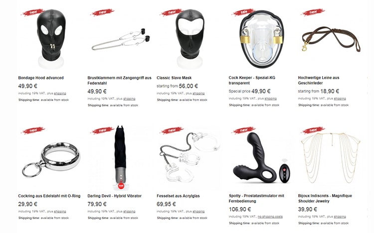 BDSM-Laden 5 Euro Rabatt Gutschein 